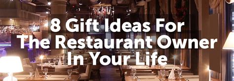 best gift for a restaurant owner